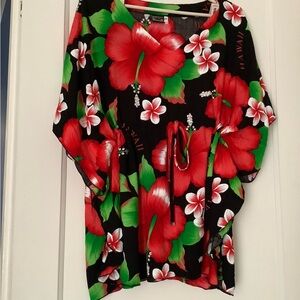 Aloha Fashion Pullover Cover Up Top